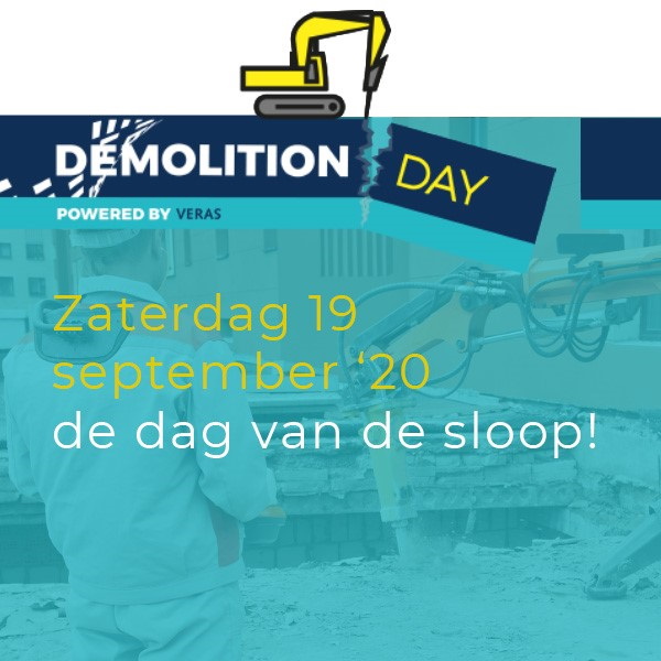 Zaterdag 19 september is het Demolition Day